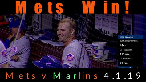 New York Mets vs Miami Marlins Highlights | April1, 2019 - YouTube