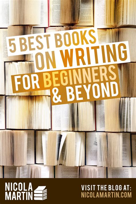 5 best books on writing for beginners and beyond - Nicola Martin