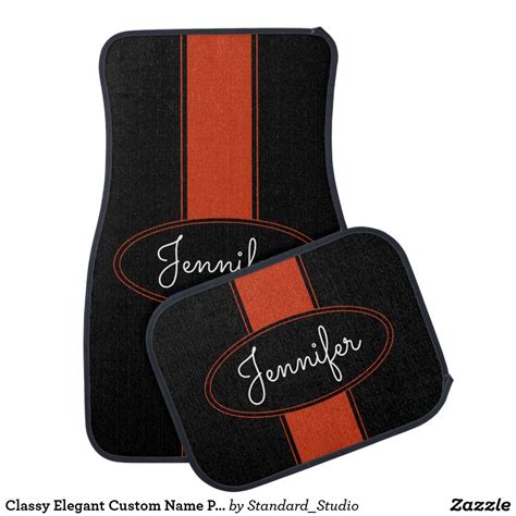 Classy Elegant Custom Name Personalized Car Floor Mat | Zazzle.com | Personalized car floor mats ...