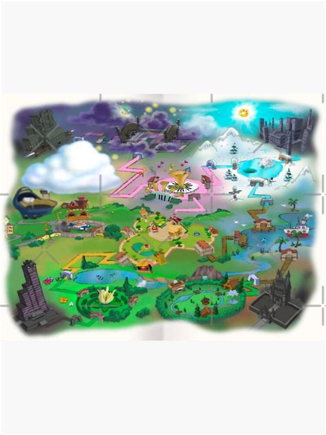 "Toontown Map" Poster for Sale by Rccola55 | Redbubble