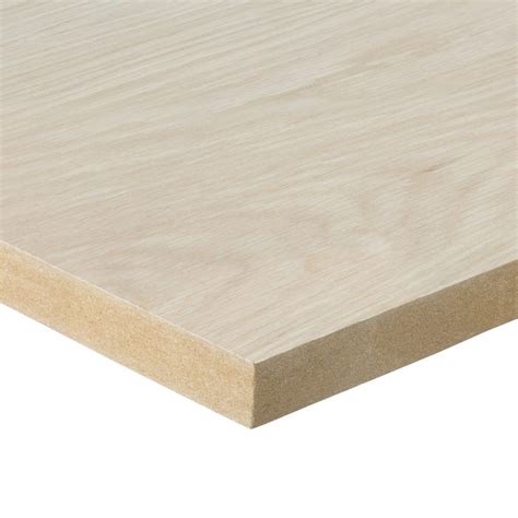 19mm American White Oak Veneered MDF Board A/B Grade 2440mm x 1220mm (8' x 4')