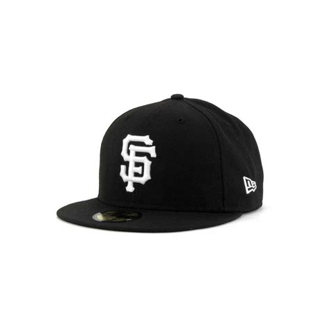 New Era San Francisco Giants Mlb B-Dub 59Fifty Cap in Black for Men | Lyst