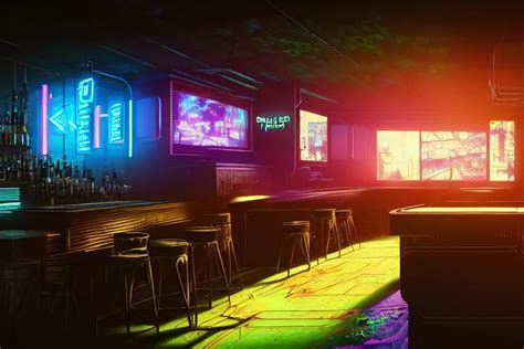 photo environment cyberpunk bar : 4, 4 k rtx hdr | Stable Diffusion | OpenArt