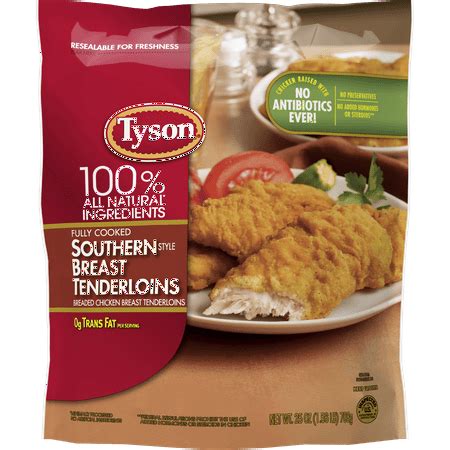 Tyson® Fully Cooked Southern Style Chicken Tenders, 25 oz. (Frozen ...