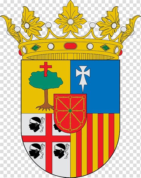 Crown of Aragon Coat of arms of Aragon Crest, Flag transparent background PNG clipart | HiClipart