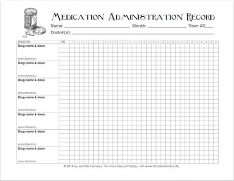 Keeping Track of Medications {Free Printable} | Medication ...