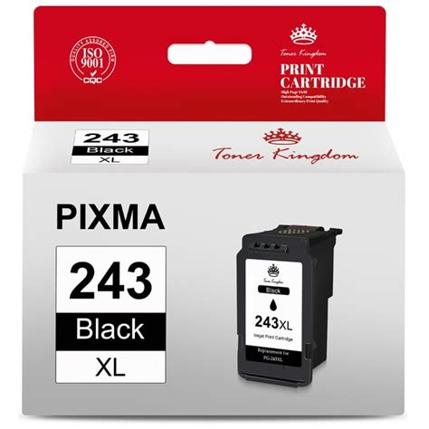 Replacement for Canon PG-243 Black Ink Cartridge 243 Ink Cartridge for PIXMA MX492, TR4520 ...