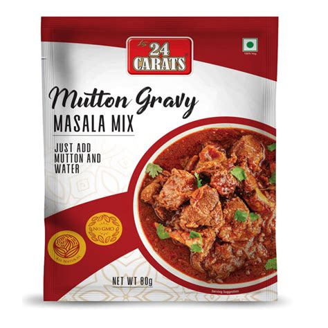 Mutton Gravy Masala Mix (Instant Gravy) - 24 Carats Spices | Central ...