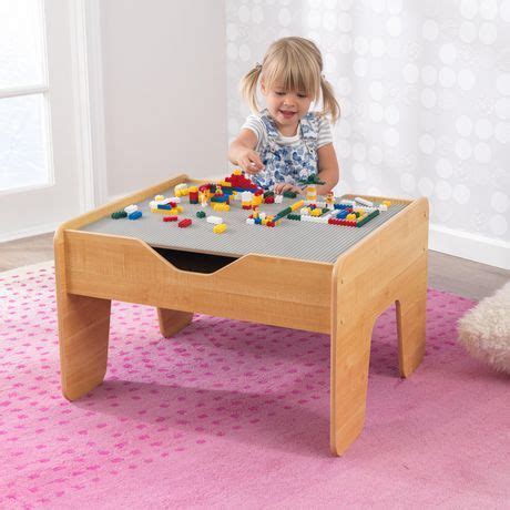 Kidkraft Activity Play Table - Gray & Natural Multi 59X64 | Play table, Kids activity table ...