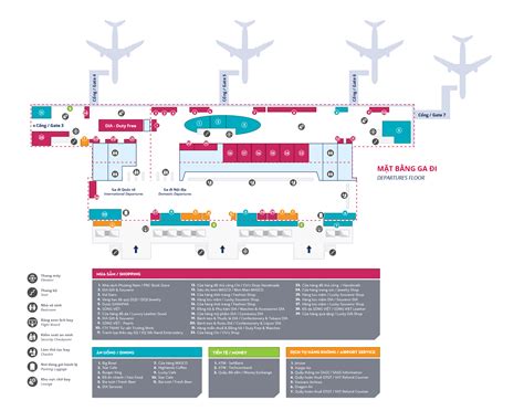 Da Nang International Airport Map | Danang Travel and Shopping Guide