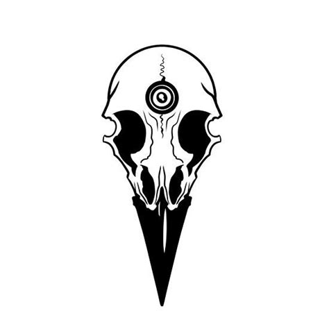 Three Eyed Raven by DukeRottingFace | Redbubble | Bird skull tattoo ...