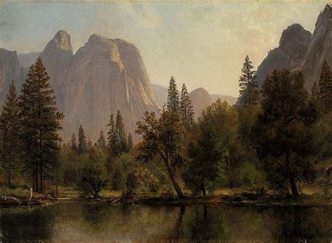 Albert Bierstadt Museum: Cathedral Rocks, Yosemite Valley Albert Bierstadt