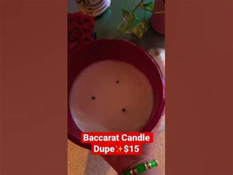 $15 Baccarat Candle Dupe🕯️ #baccarat #fragrance #beautytips #walmart # ...