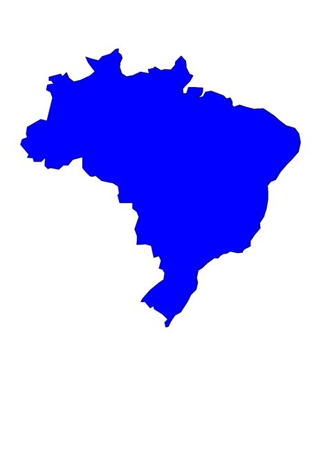 Brazil Map Clip Art - ClipArt Best