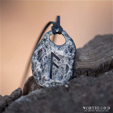 Rune Pendant Ansuz Pewter - Northlord