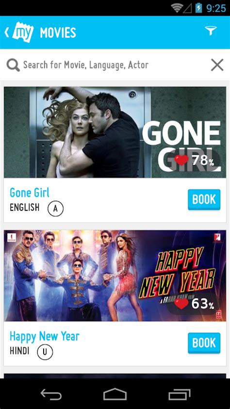 BookMyShow–Movie Tickets,Plays - Android Apps on Google Play