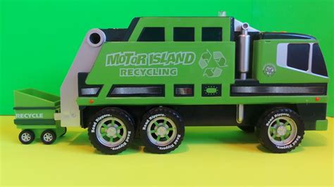 ROAD RIPPERS MOTOR ISLAND RECYCLING BIN LORRY TOY WITH MOTORIZED BIN ...