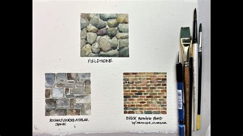 Watercolor Brick & Stone Watercolor Design Patterns - with Chris Petri ...