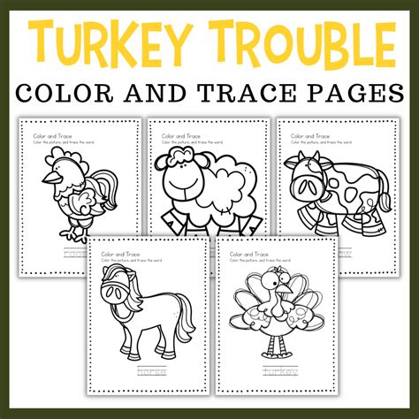 Turkey Trouble Printables