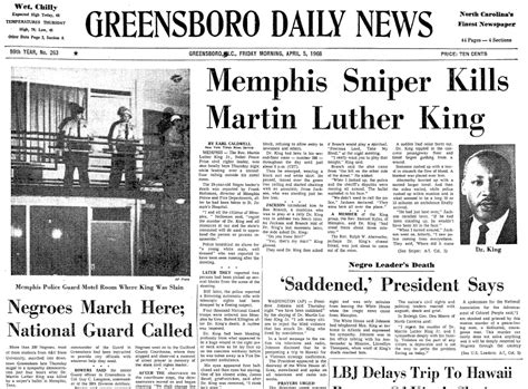 46th Anniversary of Dr. Martin Luther King Jr.’s Assassination