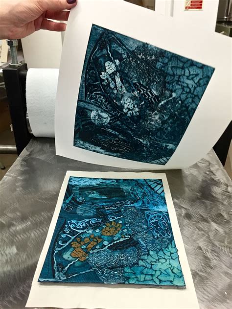 Collagraph on Paper and Fabric In this 3 day workshop Birgitta will teach participants the ...