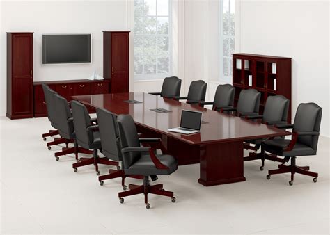 Products | National Office Furniture Barrington Table | Home office ...