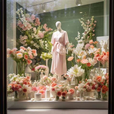 Floral Window Display Ideas