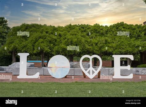 Peace and Love Stock Photo - Alamy