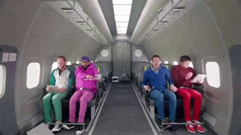 S7 Airlines OK Go, Upside down & Inside Out animated gif