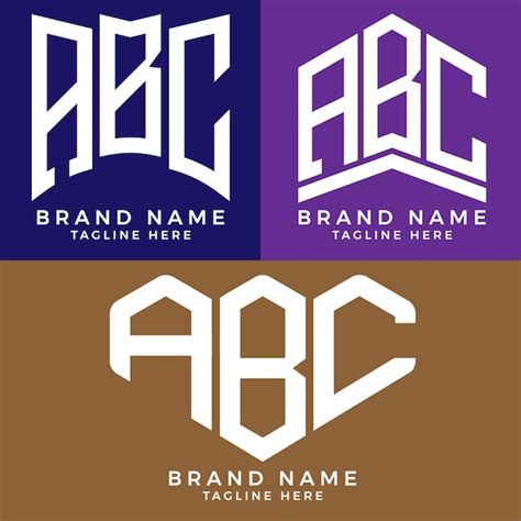 Premium Vector | ABC letter logo. ABC best vector image. ABC Monogram ...