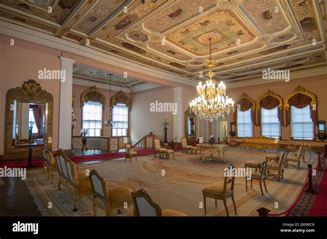 Interior of the Dolmabahce Palace (Dolmabahce Sarayi) Turkey Istanbul Stock Photo - Alamy