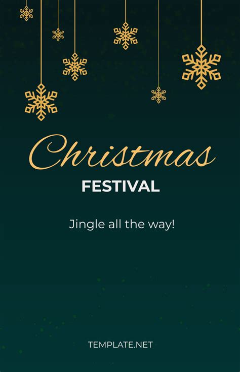 FREE Christmas Poster Templates & Examples - Edit Online & Download | Template.net