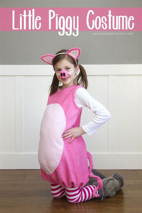 A DIY Little Pig Costume (with ears and snout) --- Make It and Love It Pig Costumes, Fairy Tale ...