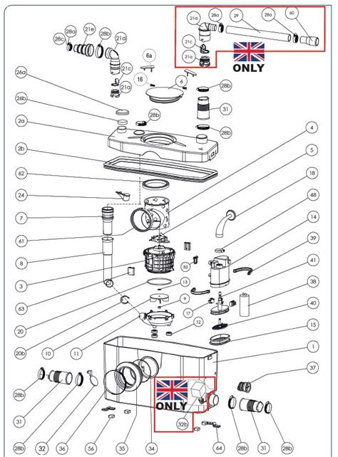 Saniplus UP|Saniflo Range|Repacement Parts|Saniflo (2)