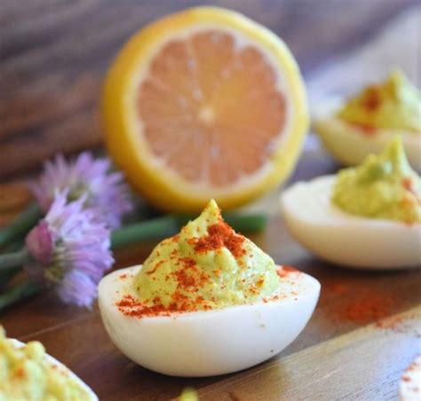 Avocado Deviled Eggs • Great Food and Lifestyle