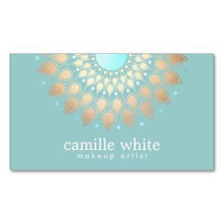 Esthetician Business Cards and Business Card Templates | Turquoise business cards, Beauty ...