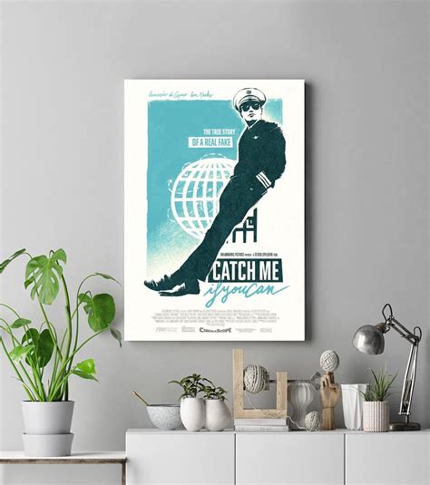 Catch Me If You Can poster movie poster unframe poster Canvas | Etsy