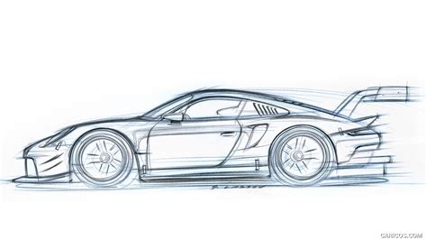 2017 Porsche 911 RSR - Design Sketch | HD Wallpaper #10