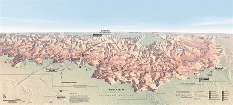 Lipan Point - Trail Map, Sunrise & Sunset, Grand Canyon National Park AZ