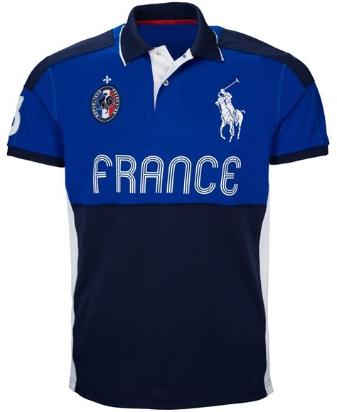 Polo ralph lauren Polo Sport France Performance Mesh Polo in Blue for Men | Lyst