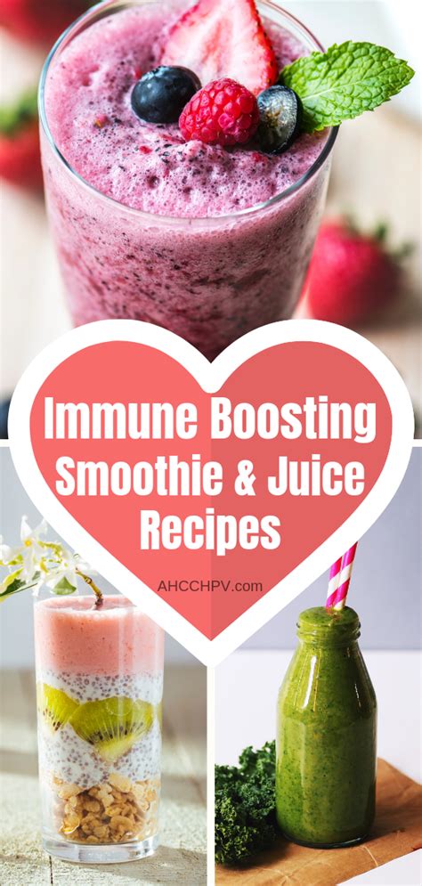 7 Powerful Immune Booster Smoothie Juice Recipes: Quick and Easy ...