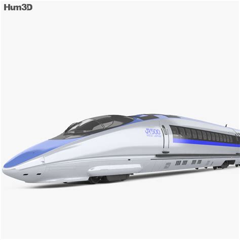 500 Series Shinkansen High-speed Train 3D model - Train on Hum3D