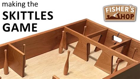 Woodworking: Making the Tabletop Skittles Game - YouTube