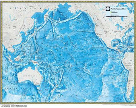 太平洋概貌图_海洋地图库