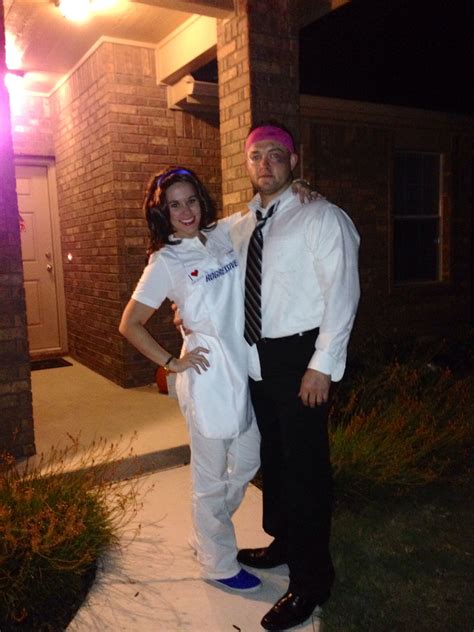 Halloween couple's costume, Flo & Mayhem! | Couples costumes, Couple halloween costumes, Couple ...