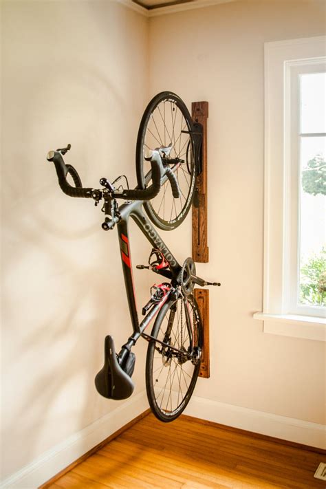 Bike Rack 3' Vertical Wall Mount Adjustable with Wall by ZivotUSA ...