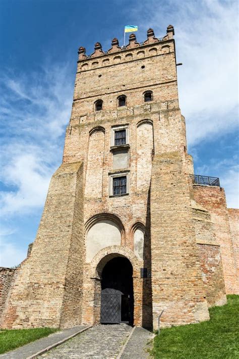 Entry in Lutsk castle stock photo. Image of famous, building - 83592758