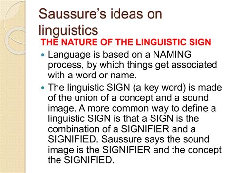 Structuralism in linguistics | PPT