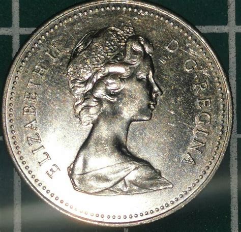 1982 Canadian 50 Cent Coin Nickel Queen Elizabeth II | eBay