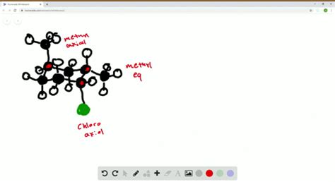 SOLVED:Identify each substituent in the following compound as axial or ...